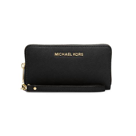 michael kors saffiano jet set travel flat multifunction wallet|michael kors jet set.